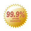 99.9% Uptime & Clustered Cloud Environment